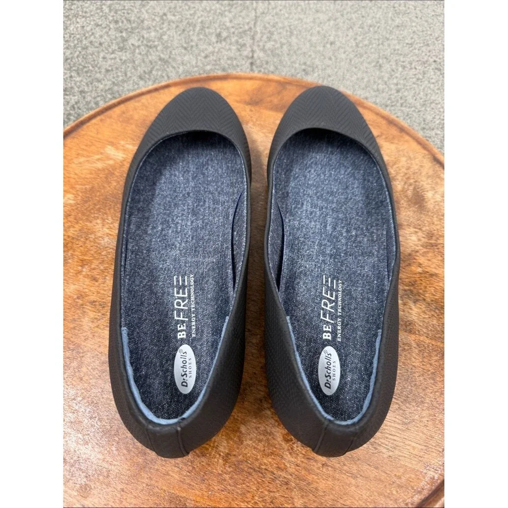 Dr Scholl's Shoes Wm 10 Black Comfort Ballet Flats Be Free Energy Technology